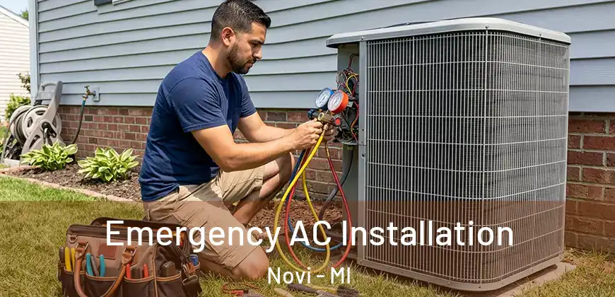 Emergency AC Installation Novi - MI