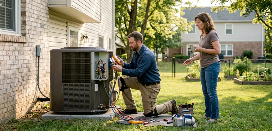 HVAC Replacement in Novi