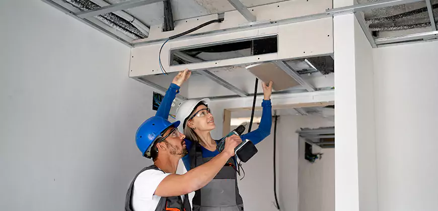 Duct Insulation and Condensation Repair in Novi