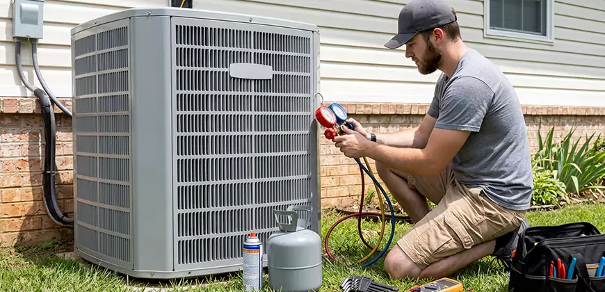 Emergency Air Conditioning Retrofit in Novi